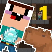 Nubik And Capybara Prison Break Action - Game screenshot