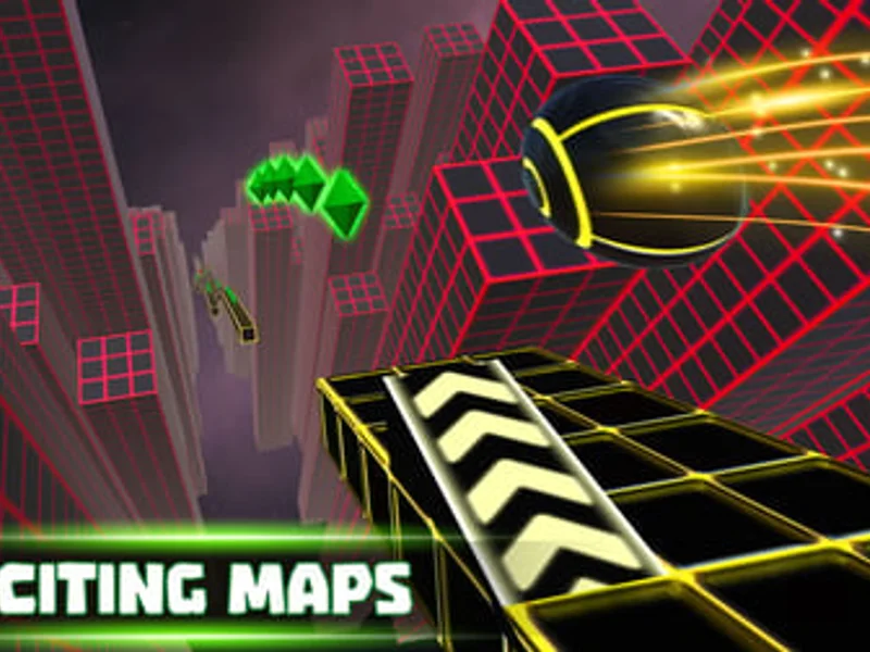 Two Ball 3d Dark Action Two Ball 3d Dark Action - Game screenshot