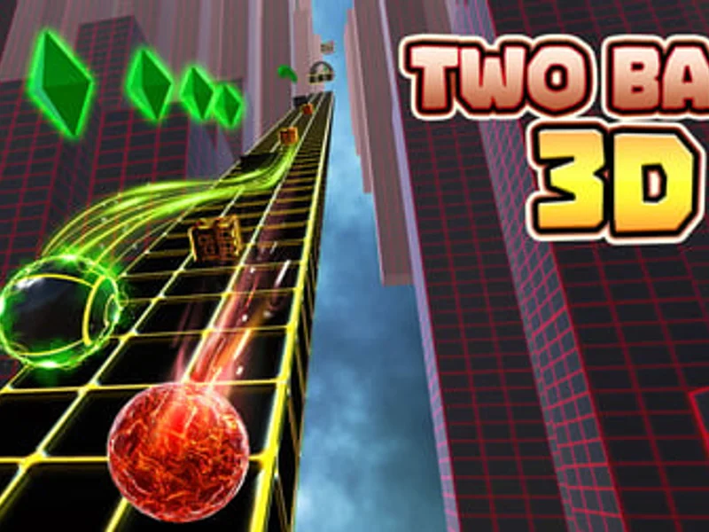 Two Ball 3d Dark Gameplay Two Ball 3d Dark Gameplay - Game screenshot