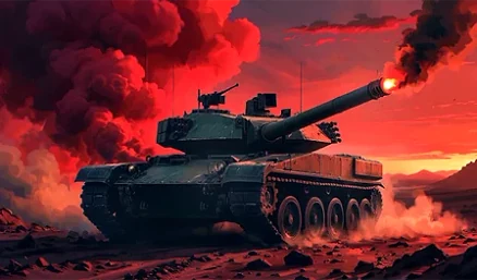 War Simulator Tank Gameplay - Game screenshot